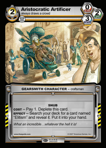 Aristocratic Artificer