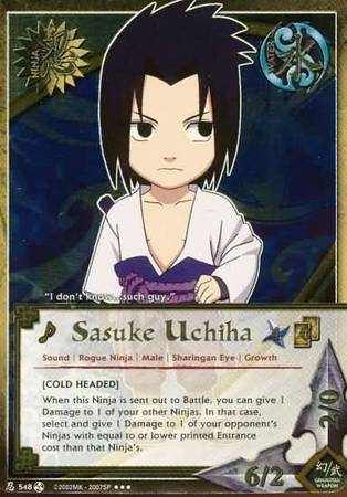 Sasuke Uchiha - N-548 - Chibi GenCon Promo