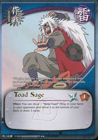 Toad Sage - M-118 - Rare - 1st Edition