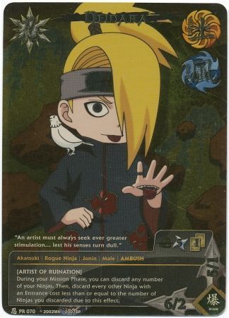 Deidara - PR-070 - Promo - 1st Edition