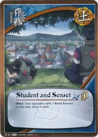 Student and Sensei - M-673 - Reprint