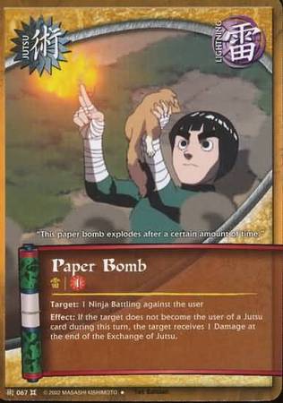 Paper Bomb - J-067 - Uncommon - 1st Edition
