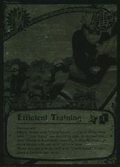 Efficient Training (Black and Gold) - M-617 - Super Rare - 1st Edition