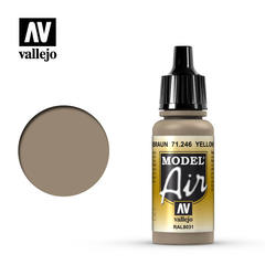 Vallejo Model Air - Yellow Brown - VAL71246 - 17ml