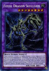 Fossil Dragon Skullgios - BLAR-EN009 - Secret Rare - 1st Edition