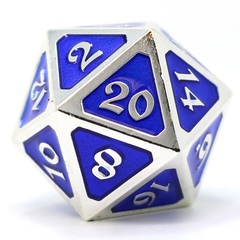 Single d20 - Mythica Platinum Sapphire