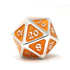 Single d20 - Mythica Platinum Citrine