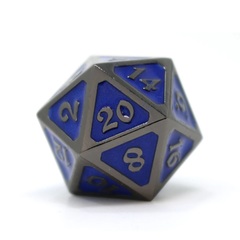 Single d20 - Mythica Sinister Sapphire