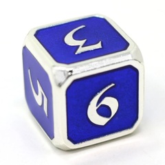 Single d6 - Mythica Platinum Sapphire