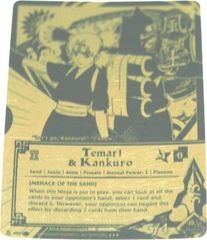 Temari & Kankuro - N-495 - Super Rare - Black and Gold Foil