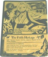 The Fifth Hokage - N-372 - Super Rare - Black and Gold Foil