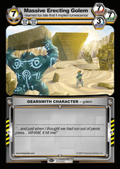 Massive Erecting Golem