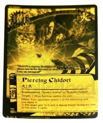 Piercing Chidori - J-685 - Super Rare - 1st Edition - Black and Gold Foil