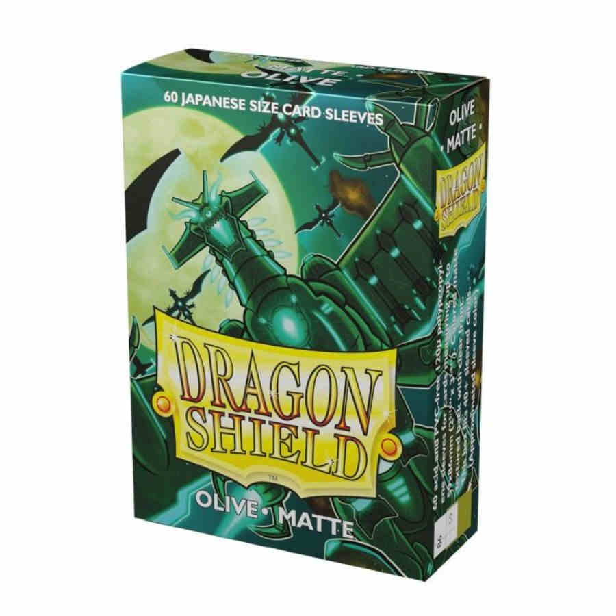 Dragon Shield Japanese-Sized Matte 60ct - Olive