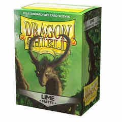 Dragon Shield - Lime - Matte Sleeves - Standard Size