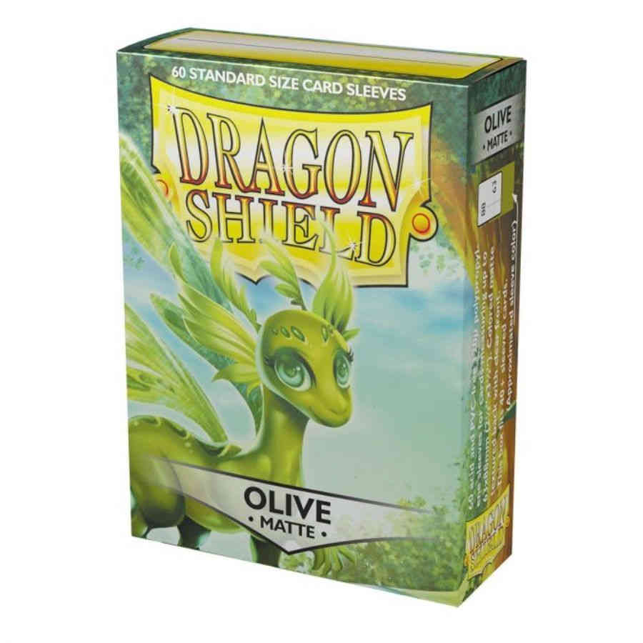 Dragon Shield Sleeves: Matte Olive (Box of 60)