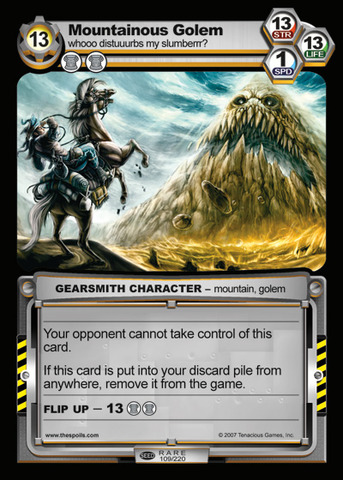 Mountainous Golem