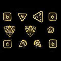 Mythica Gold Onyx - 11 Piece Set