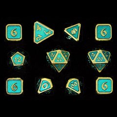 Mythica Gold Aquamarine - 11 Piece Set