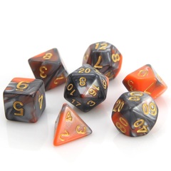 RPG Set - Orange/Silver Alloy