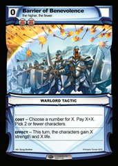 Barrier of Benevolence