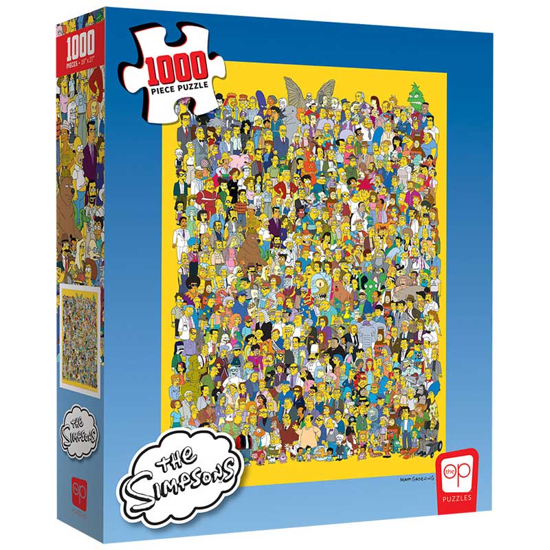 The Simpsons Cast of Thousands 1000 Piece Puzzle