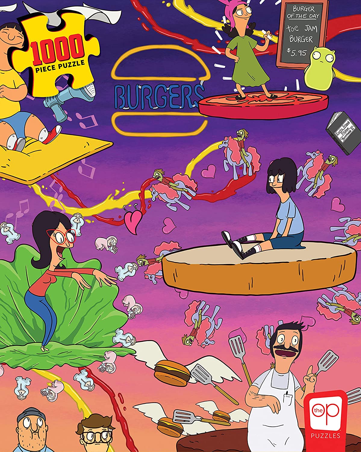 Bobs Burgers Burger Dreams 1000 Piece Puzzle