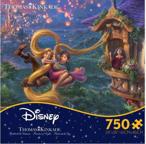 Thomas Kinkade Disney - Tangled - 750 Piece Puzzle