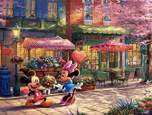Thomas Kinkade Disney - Mickey and Minnie - 750 Piece Puzzle