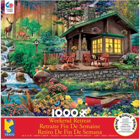 Weekend Retreat -Wilderness Lodge - 1000 Piece Puzzle