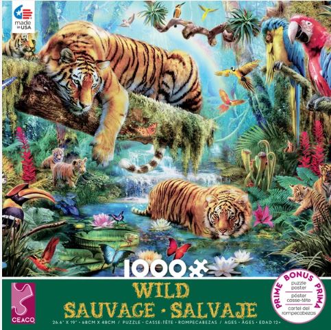 Wild - Idyllic Tiger - 1000 Piece Puzzle