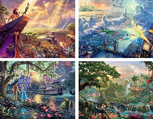 Thomas Kinkade Disney - Multipack - 4 In1 Puzzles  3672-01
