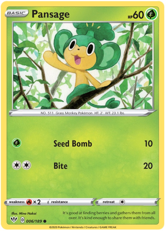 Pansage - 006/189 - Common