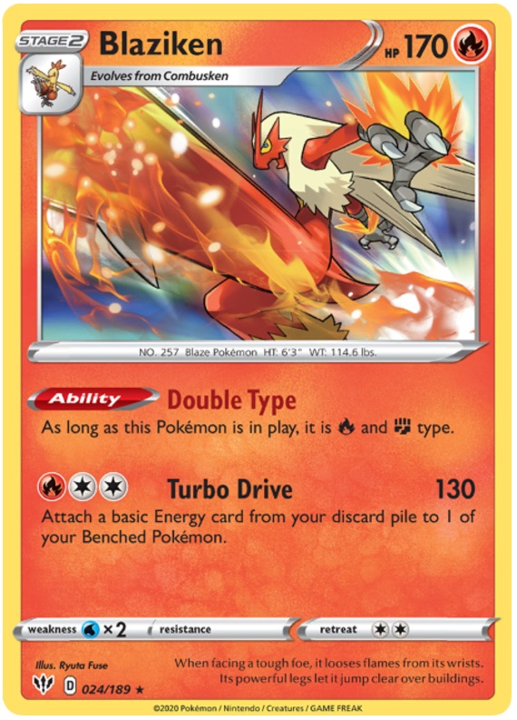 Blaziken - 024/189 - Holo Rare