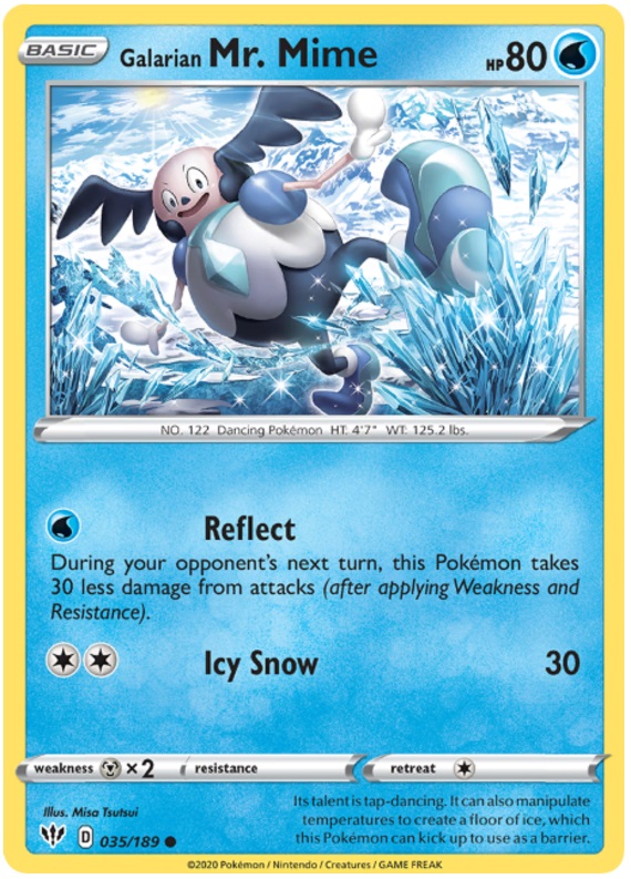 Galarian Mr. Mime - 035/189 - Common Galarian Mr. Mime - 035/189 - Common