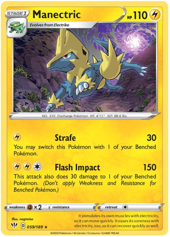 Manectric - 059/189 - Rare