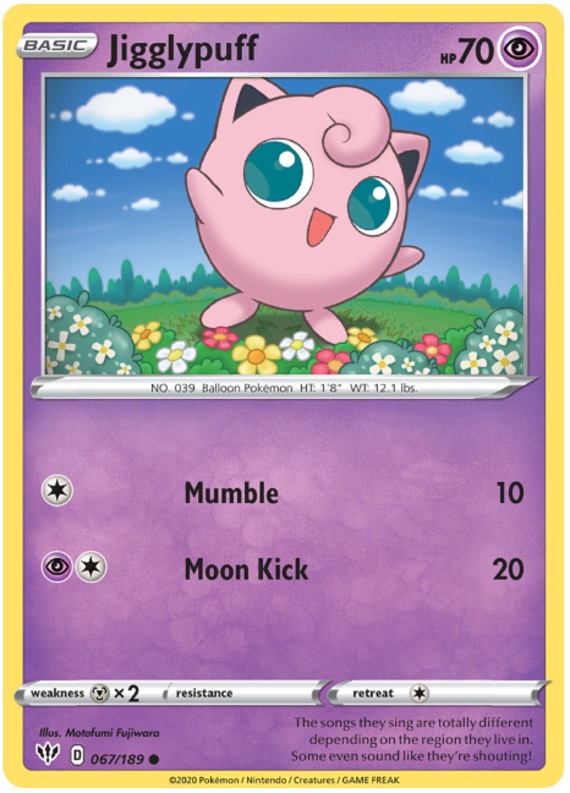 Jigglypuff - 067/189 - Common