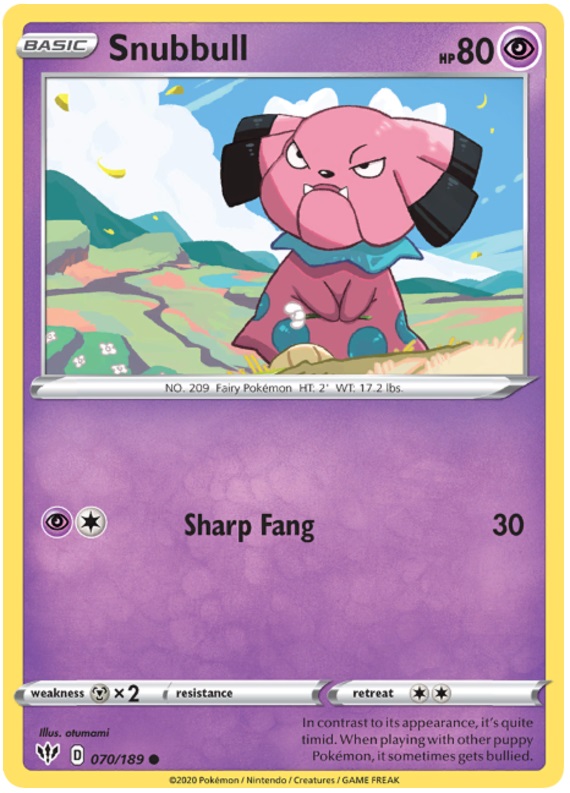 Snubbull - 070/189 - Common