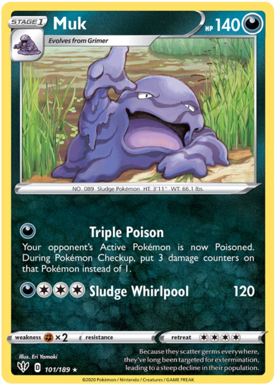 Muk - 101/189 - Rare