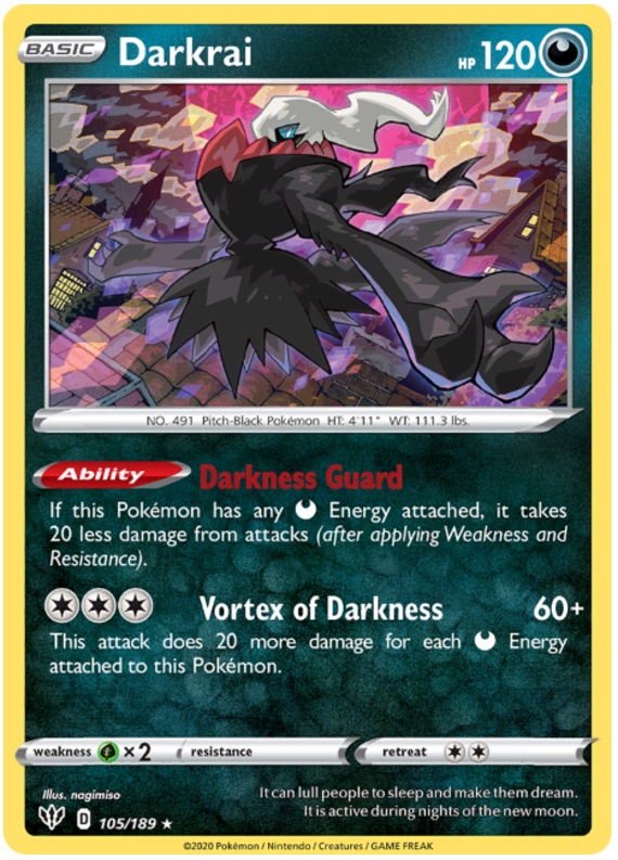 Darkrai - 105/189 - Holo Rare