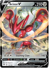 Scizor V - 118/189 - Ultra Rare