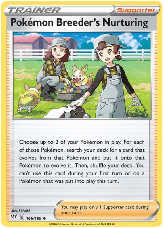Pokemon Breeders Nurturing - 166/189 - Uncommon