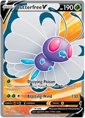 Butterfree V - 177/189 - Full Art Ultra Rare