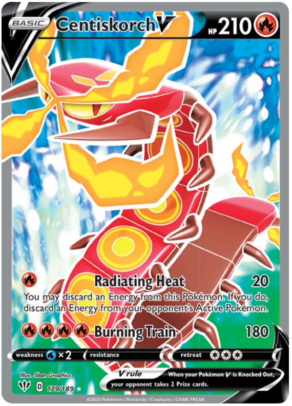 Centiskorch V - 179/189 - Full Art Ultra Rare
