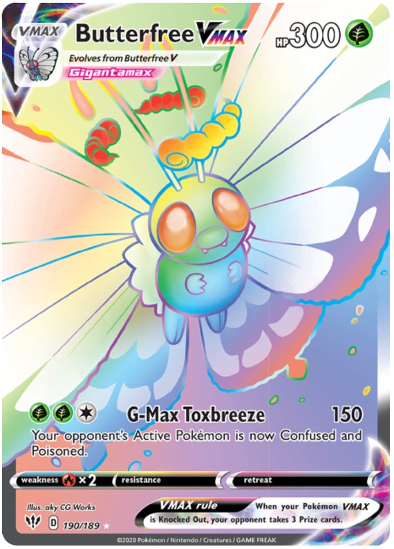 Butterfree VMAX - 190/189 - Secret Rare