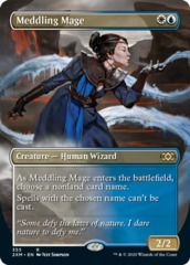 Meddling Mage - Foil - Borderless