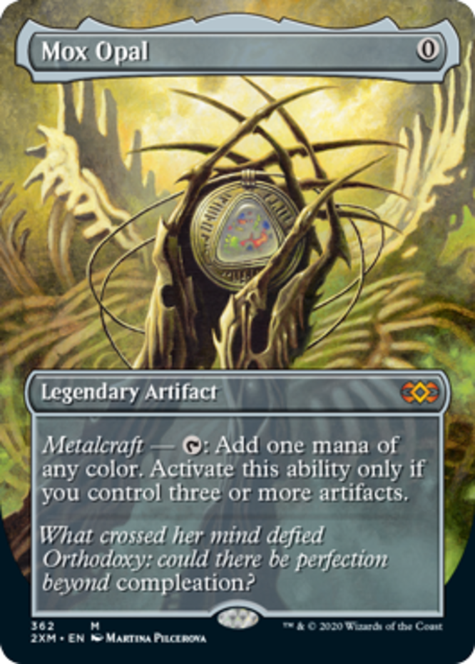 オパールのモックス 英語 Mint/Near-Mint, English - 1 x MTG Mox Opal - Borderless Double マジック：ザ・ギャザリング