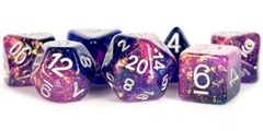 Metallic Dice 16mm Resin Purple/Blue Poly Dice Set