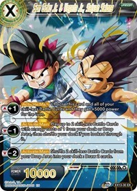 Son Goku Jr. & Vegeta Jr., Saiyan Scions - EX13-30 - EX