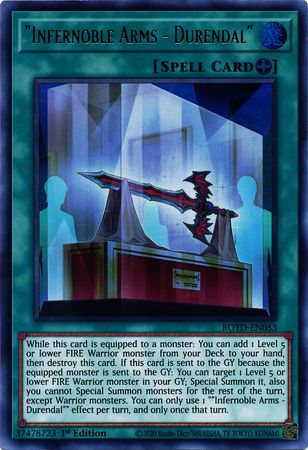 Infernoble Arms - Durendal - ROTD-EN053 - Ultra Rare - 1st Edition